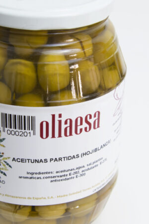 Aceitunas variedad Hojiblanca Verdes Machacadas - Imagen 2