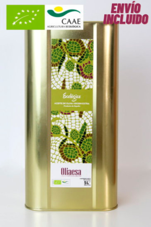 Aceite de Oliva Virgen Extra Ecológico (3 Latas x 5L) - Imagen 1